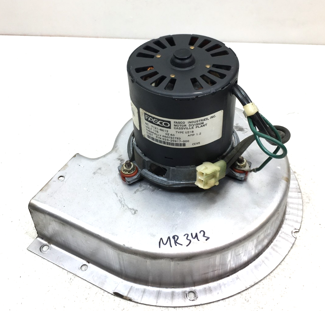 FASCO 7121-8612  Furnace Inducer Blower Motor 024-25917-000 115V used #M... - $145.00