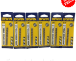 Irwin High Speed Steel #60508 1/8&quot; Straight Shank Drill Bit Pack of 6 - £16.24 GBP