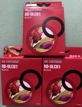 3 Pc Ink Cartridges for Brother Printer RB-olc61 (Black) - $274.11 MXN