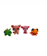 Lot of 4 Littlest Pet Shop LPS Figures Iguana, Mouse, Frog, &amp; Pig - $282.06 MXN