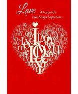 A Husbands Love Brings Happiness - Valentines Greeting Card - 22564 - $51.04 MXN