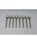 Set of 8 Alessi 18/10 Stainless Steel DRY Satin Handle Demitasse Spoons - $119.99