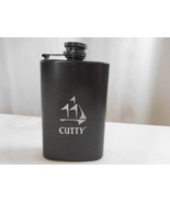 CUTTY Sark Whiskey Scotch Black Stainless Steel Flask, 5 oz - £7.92 GBP