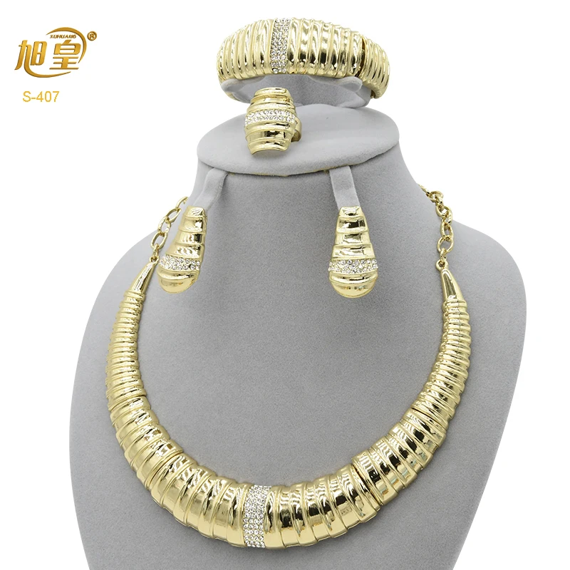 Indian Exquisite Necklace Choker Jewelry Set Dubai Luxury Wedding Party ... - £41.65 GBP