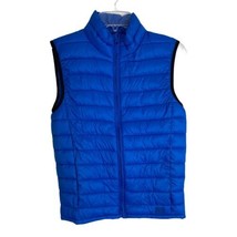 Gap Kids Size XL Puffer Vest Blue Girls Vest Soft Pockets Full Zipper Jacket  - £16.78 GBP
