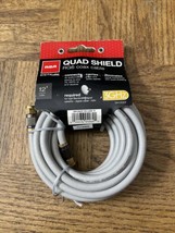 RCA Quad Shield RG6 Coax Cable 12’ - $36.51