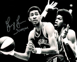 George Gervin signed Virginia Squires ABA 16x20 Vintage B&amp;W Photo Iceman - £47.81 GBP