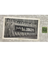 DICK JURGENS Vtg Postcard Photo Jazz Swing Big Band Leader. Sheboygan Wi... - £15.41 GBP