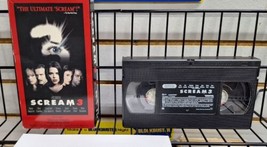 Used Scream 3 Horror Movie Neve Campbell VCR VHS TAPE - £7.95 GBP