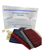 Heart and Hand Dry Goods Flag Pillow Kit NEW - $247.24 MXN