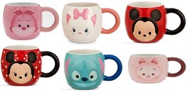 Disney Store Tsum Tsum Mug Stitch Cheshire Cat Piglet Marie Alice Minnie... - £42.96 GBP