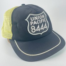 Union Pacific 8444 Patch Mesh Snapback Trucker Hat Cap VTG - £54.96 GBP