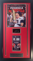 Georgia Bulldogs 2021 National Champions Sports illustrated Cover Framed. Ticket - £97.78 GBP