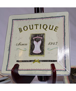 Vintage Boutique Plates Set of 4 Salad Dessert Plates By Sakura Heavy Du... - $19.54