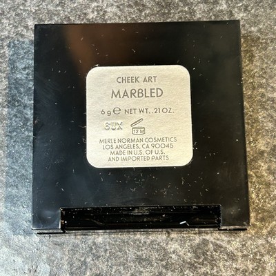 NEW Merle Norman Cheek Art Powder Blush MARBLED .21oz 6g Damaged Box Item image 5