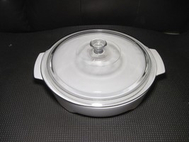 CorningWare Round Microwave Browning Casserole with CORNING Lid Manual M... - £27.37 GBP