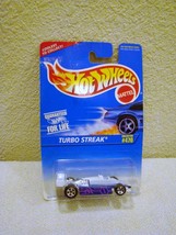 NIB 1995 Hotwheels - Turbo Streak Collector #470, Blue and White Collectible Car - £3.11 GBP