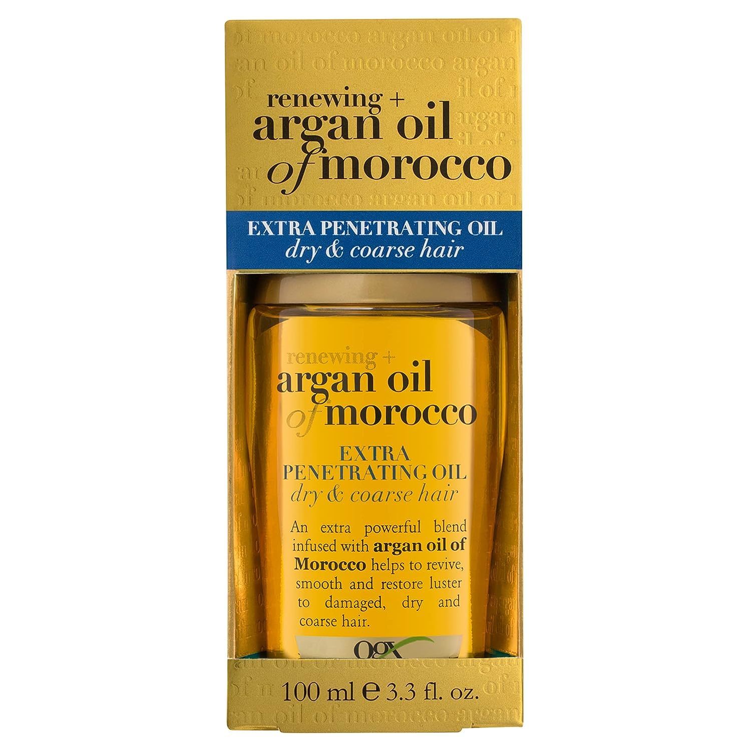 OGX Extra Strength Argan Oil Hair Treatment, 3.3 fl oz - Deep Moisturizing Seru