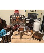 Country primitive Lot of  Decor - 21 piece - $1,182.62 MXN