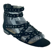 SAM EDELMAN Sandals Studded Leather Gladiator Thongs Size 7.5M Women&#39;s S... - £28.32 GBP
