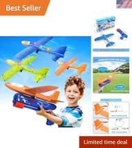 Interactive Outdoor Foamy Airplane Toys - 3 Pack with LED Lights for Age... - $588.29 MXN