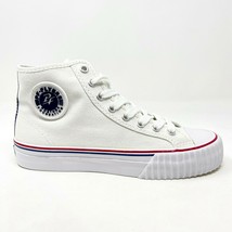 PF Flyers Center Hi Reiss White Red Womens Size 5.5 Casual Sneakers PM09... - $44.95