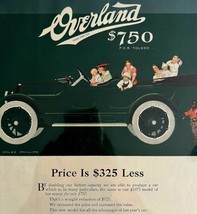 Willys Overland 1916 Toledo Auto Advertisement Coles Phillips XL 15 x 10&quot; HM1A - £46.85 GBP