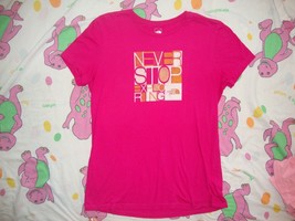 The North Face Never Stop Exploring Hot Pink  T Shirt L  - $17.76