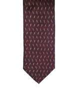 Hart Schaffner Marx Tie 100% Silk Handmade In Italy 58"x4" Burgundy Maro... - €15,88 EUR