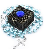 Rosary Beads Catholic with box - £22.25 GBP