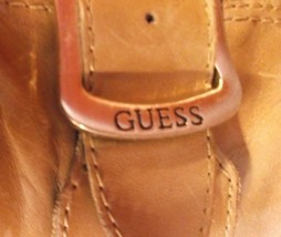 Guess Beige Tan Gogo Hot Sexy Boots 3 Inch Stiletto Heels W/ Zipper &amp; Buckle - £15.94 GBP