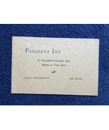 Rare Antique PASADENA INN Royal Oak MD American Hotel Advertising Bookle... - €25,40 EUR