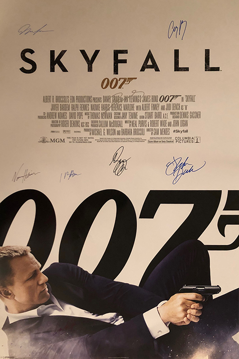 Primary image for Skyfall Signed Movie Poster