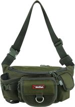 Piscifun Fishing Tackle Bag with Adjustable Waist Strap Fit Up to 56&quot; Waist - $21.78