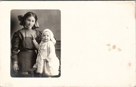 Baker Minnesota RPPC Girl Rose Luthard Family c1910 Chokio MN Postcard V10 - £19.94 GBP