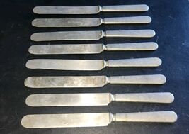Lot of 8 Vintage Columbian Silver Butter Knives - $400.16 MXN