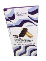 Landmark Connections 8 Ind Wrapped Bars Dark Chocolate/Cappuccino Flavor... - £9.40 GBP