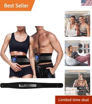 Ultimate EMS Ab Toning Belt - 6 Modes, 20 Intensity Levels for Flat Stomach - $43.50