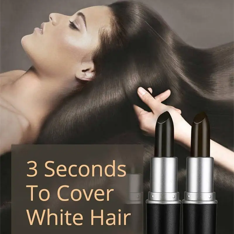 House Home One-Time Hair Dye Pen Instant Gray Root Coverage Hair&#39;s Color A Stick - £19.75 GBP