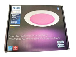 NEW Philips Hue 579573 Smart Slim 6&quot; LED Downlight White &amp; Color - $1,002.59 MXN