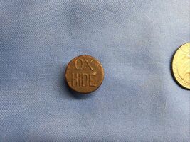 Vintage OX HIDE Rivet Riveted Button Denim - $9.88