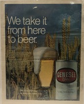 Cross-Country Hops. We Take it From Here To Beer Genesee Beer Ad - $7.87