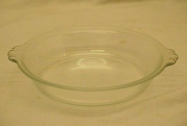 Pyrex Clear Pie Pan Tab Handles Baking Glass Dish Bakeware - £19.43 GBP