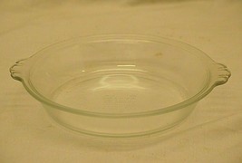 Pyrex Clear Pie Pan Tab Handles Baking Glass Dish Bakeware - £19.54 GBP