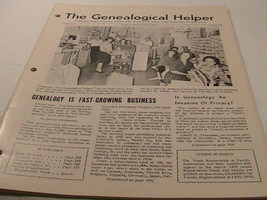 [P15] (Pick from lot) GENEALOGICAL HELPER MAGAZINE 1960 - 1973 - £3.76 GBP