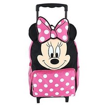 Minnie Mouse 14&quot; Softside Rolling Backpack - £68.13 GBP