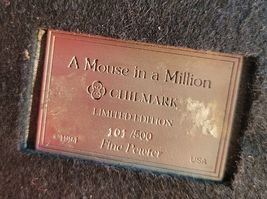 Chilmark 1994 Disney Fine Pewter Mickey Mouse Figurine No. 101/500 image 5