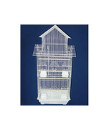 Tall Pagoda Top Small Bird Cage in White - $189.82 CAD