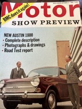 Motor Show Preview 1964 Austin 1800 252 pages  Lots of Ads + Road Tests ... - $24.74