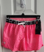 NWT Under Armour Girl&#39;s HeatGear Pink Sport Shorts Size M - $46.00